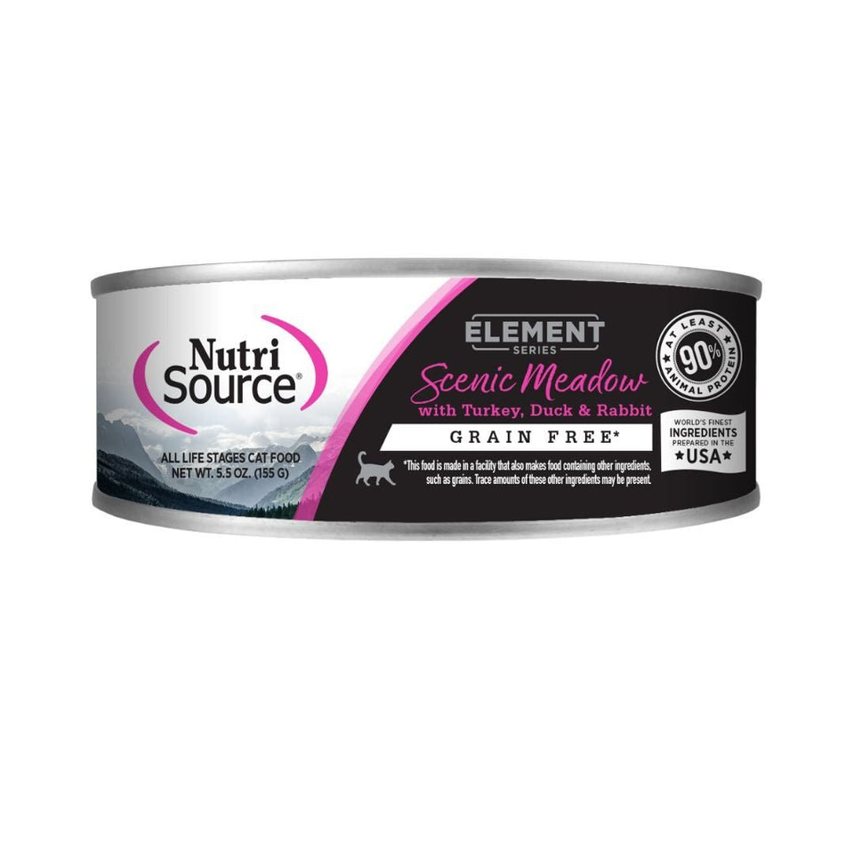 NutriSource Element Series GF Wet Cat Food, Turkey, Duck & Rabbit