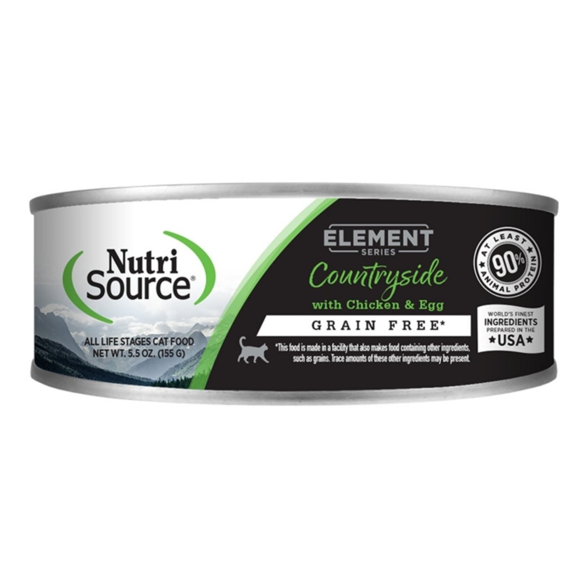NutriSource Element Series Grain Free Canned Cat Food Countryside 5.5oz - Pets Perfect