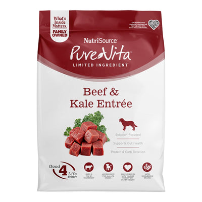 Pure Vita Dog Beef & Kale Food 4Lbs