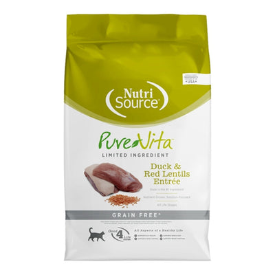 Pure Vita Cat Grain Free Duck & Red Lentils 4Lbs
