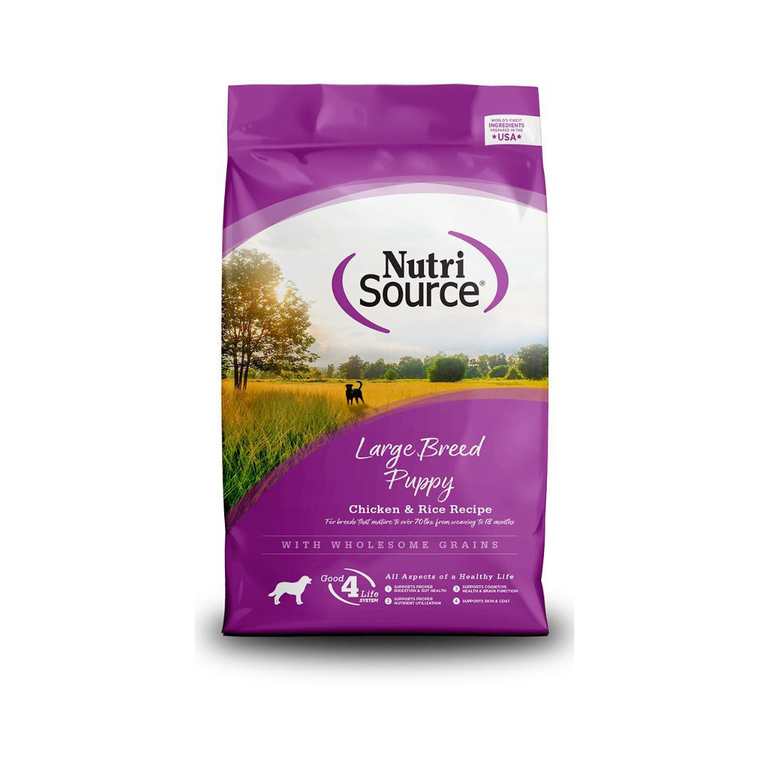 NutriSource Large Breed Puppy Dry Dog Food Chicken & Rice 1.5 lb