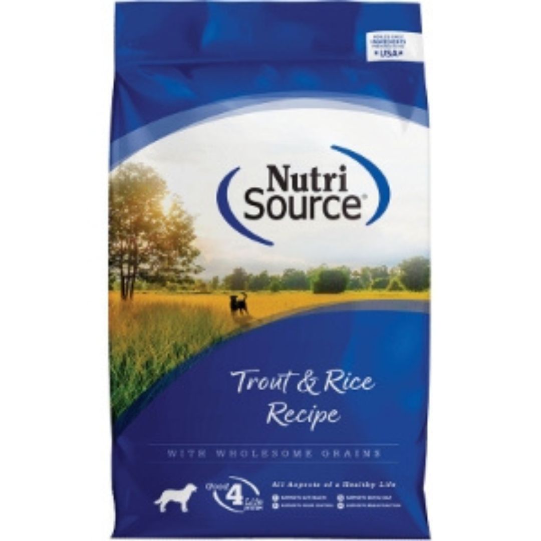 NutriSource Dry Dog Food Trout & Rice 4 lb
