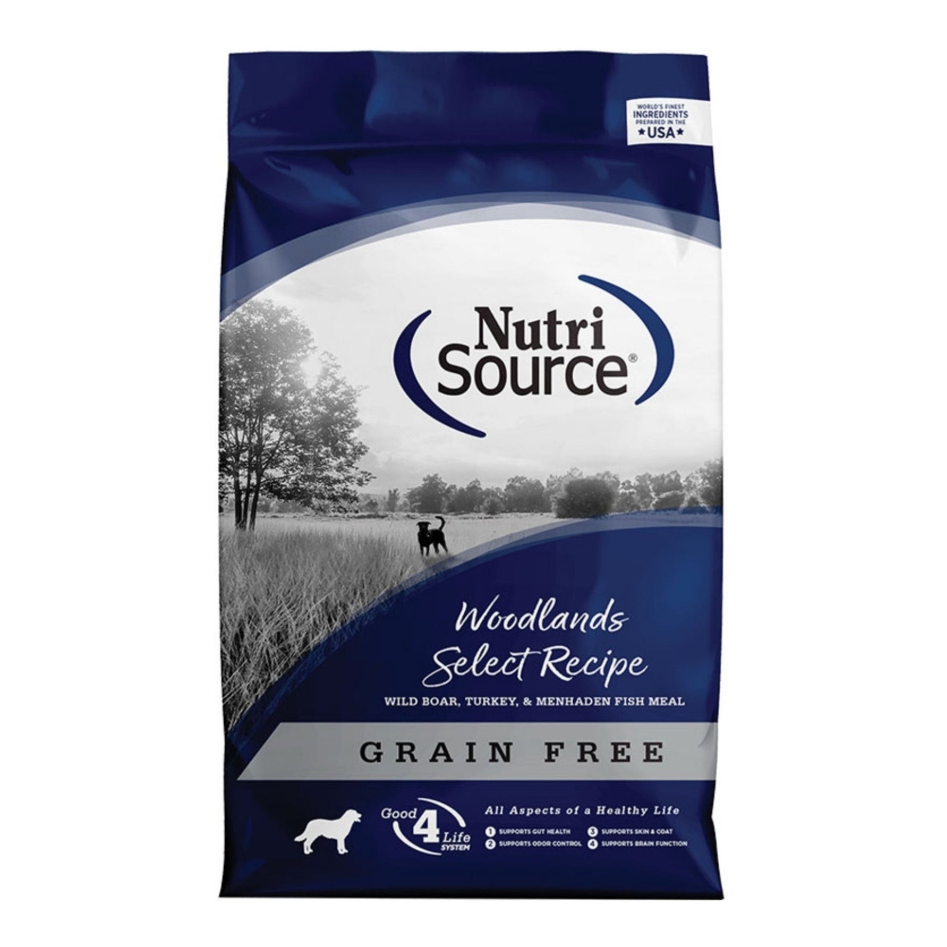 NutriSource Select Recipe GF Dry Dog Food Woodlands Select, 15 lb