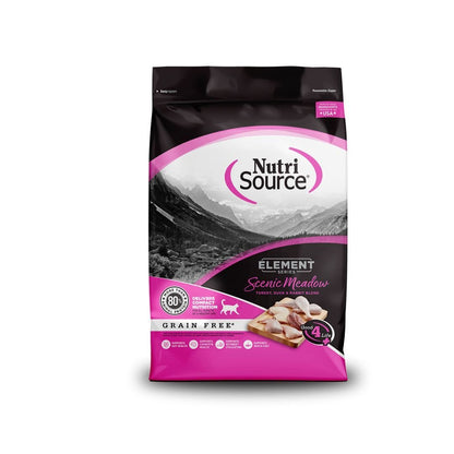 NutriSource Element Series Grain Free Dry Cat Food Scenic Meadow 4lb - Pets Perfect