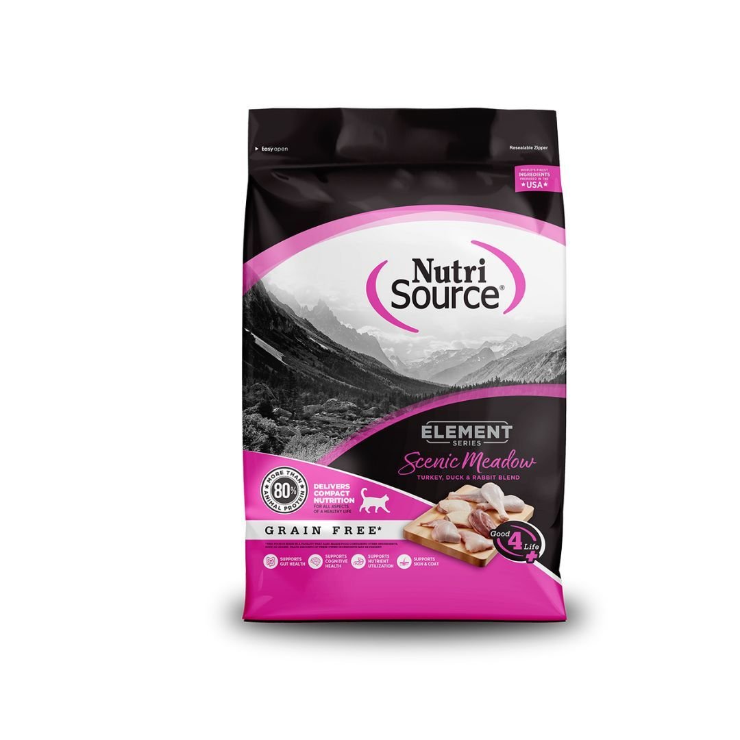 NutriSource Element Series Grain Free Dry Cat Food Scenic Meadow 11lb - Pets Perfect