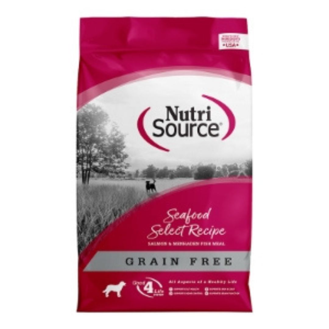 NutriSource Select Recipe Grain-Free Dry Dog Food Seafood Select 4 lb