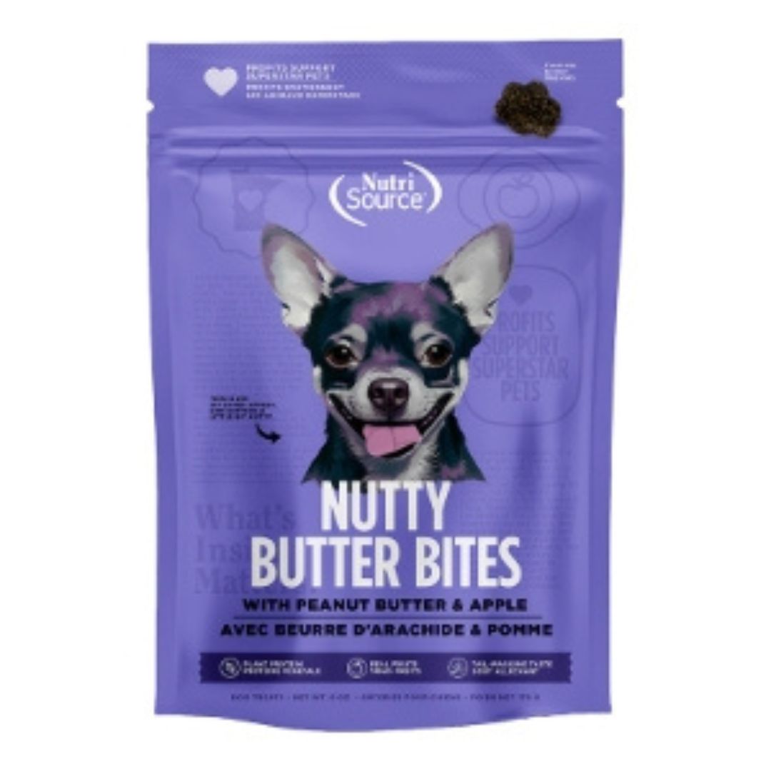 Nutrisource Dog Butter Bites Apple, 6 oz