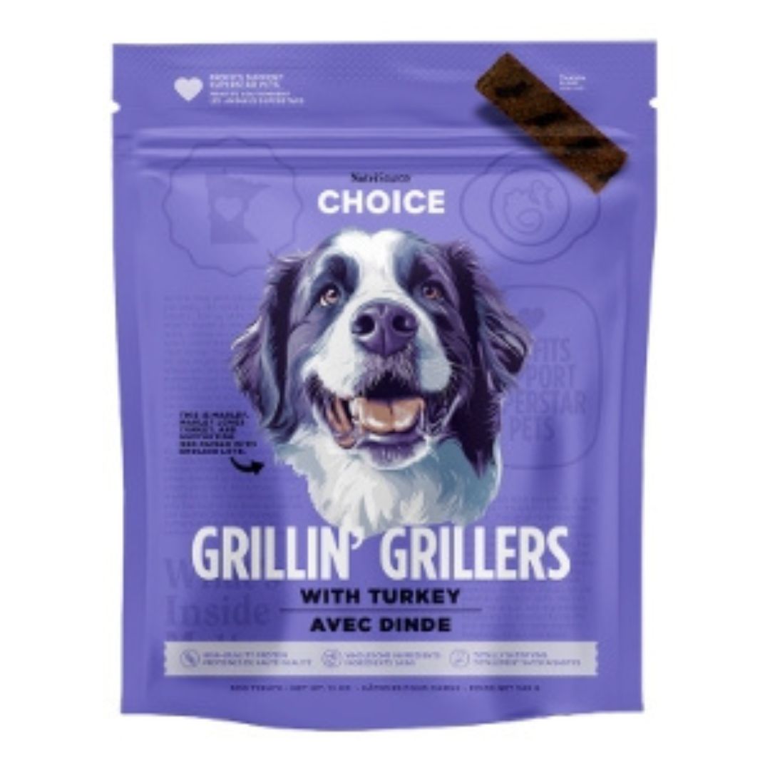 Nutrisource Dog Choice Grillin Grillers Turkey, 12 oz
