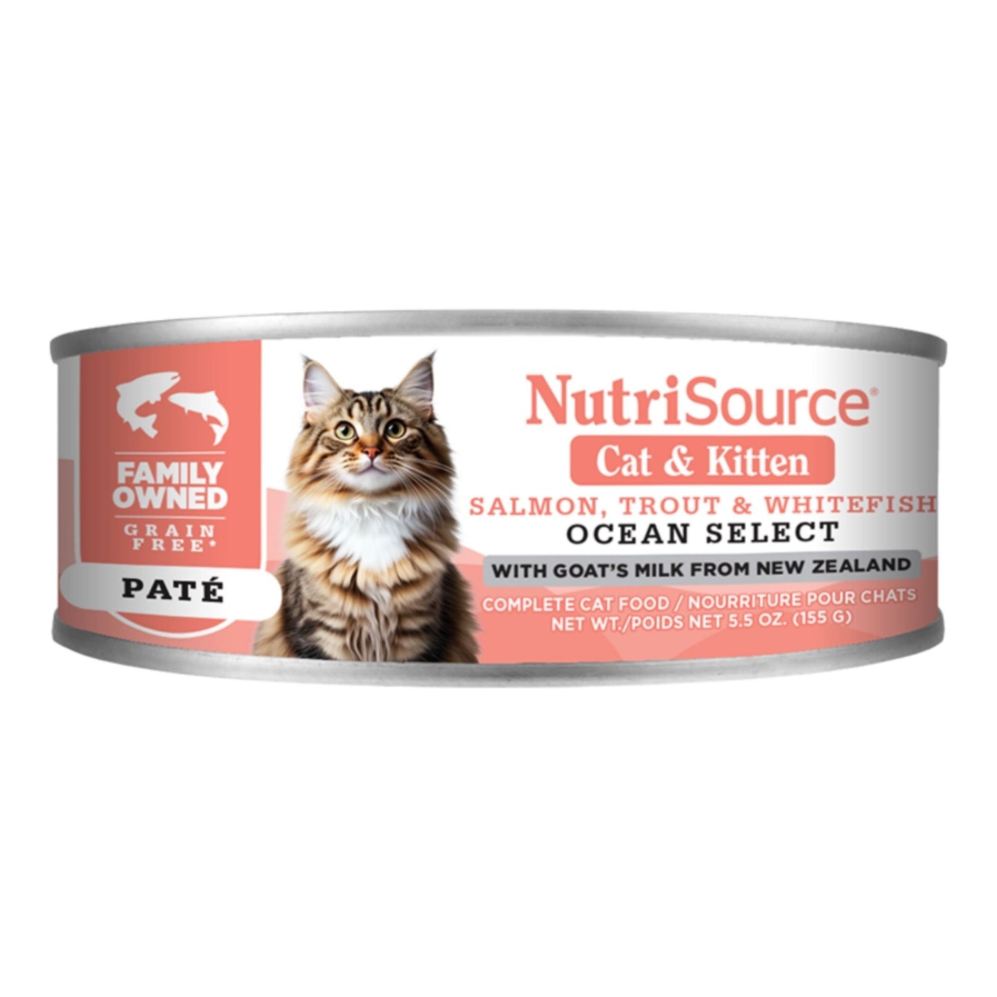 Nutrisource Cat Select Grain-Free Ocean 5.5 oz. 12 ct