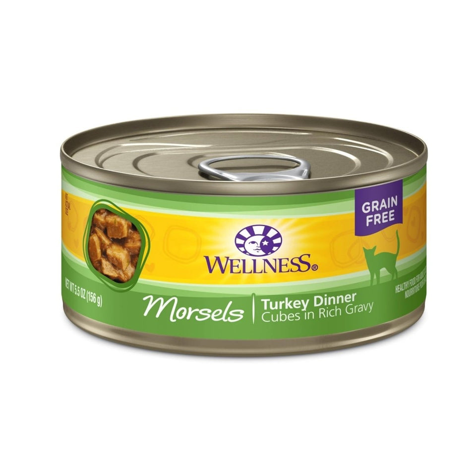 Wellness Complete Health Morsel Turkey Dinner Wet Cat Food, 5.5 oz