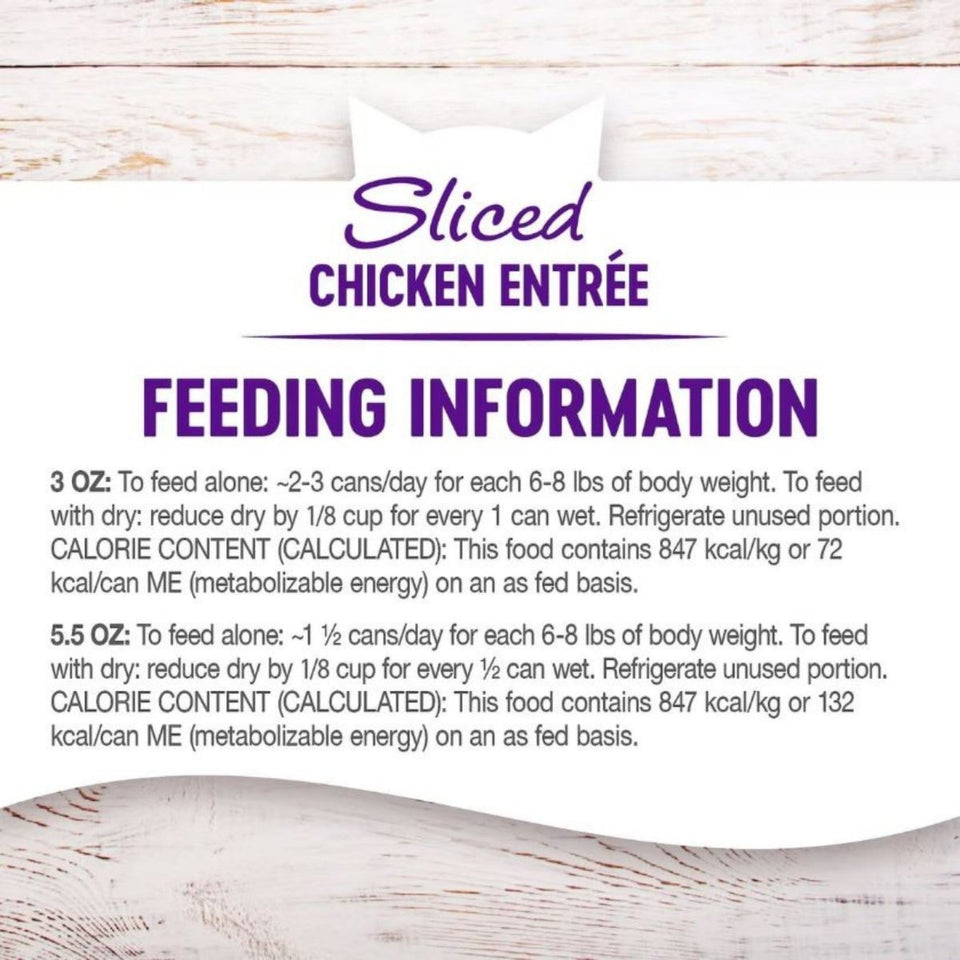 Wellness Complete Health Sliced Chicken Entree Wet Cat Food, 5.5 oz, view 2