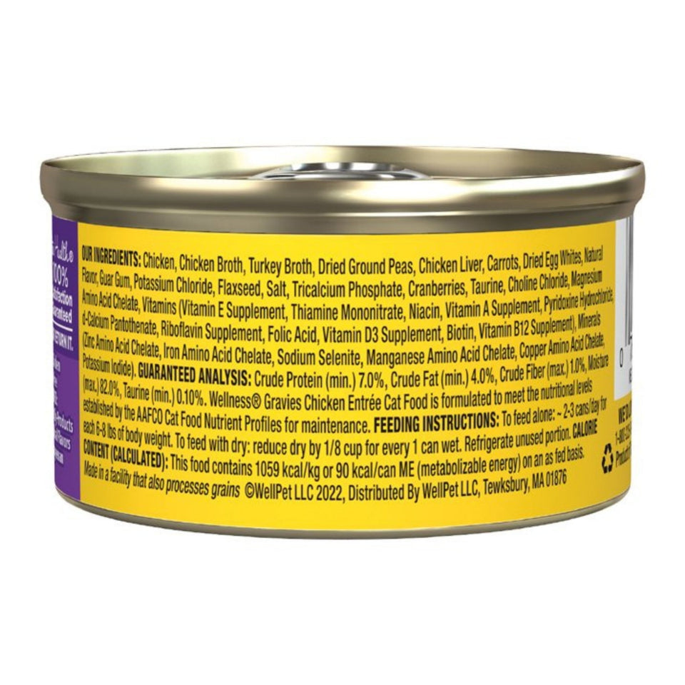 Wellness Cat Complete Health Gravies Chicken Entrée 3 oz. 12 ct, view 4