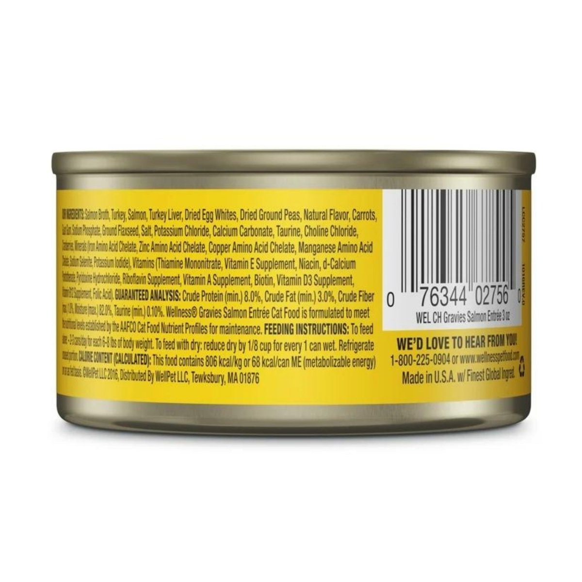 Wellness Cat Complete Health Gravies Salmon Entrée 3oz. (Case of 12) - Pets Perfect