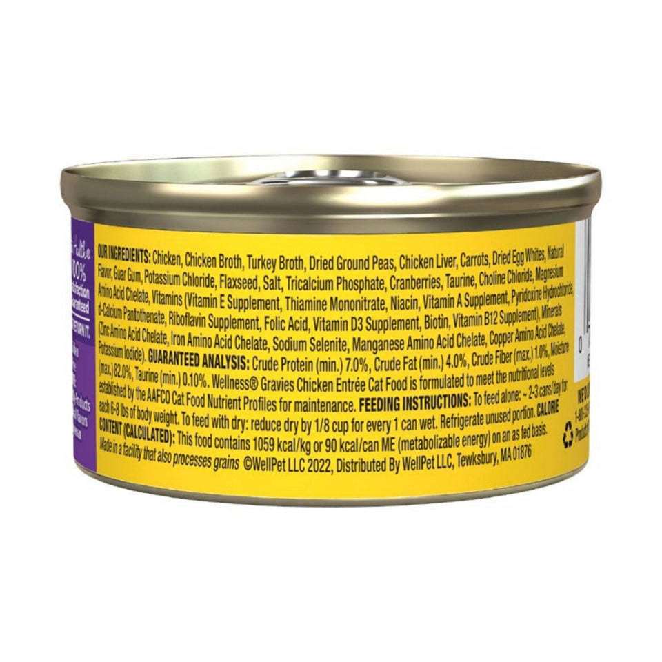 Wellness Cat Complete Health Gravies Chicken Entrée 5.5 oz. 12 ct, view 2
