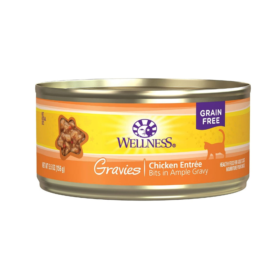 Wellness Cat Complete Health Gravies Chicken Entrée 5.5 oz. 12 ct