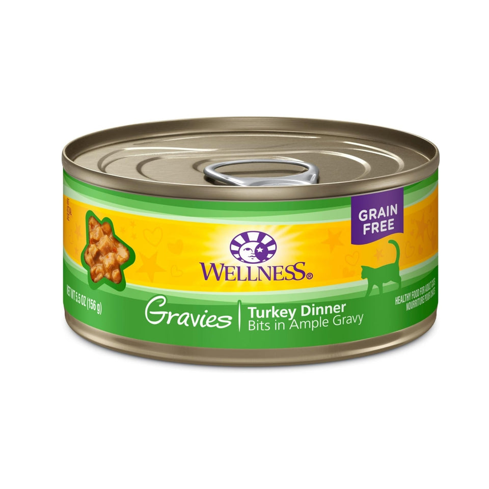 Wellness Cat Complete Health Gravies Turkey Dinner 5.5 oz. 12 ct