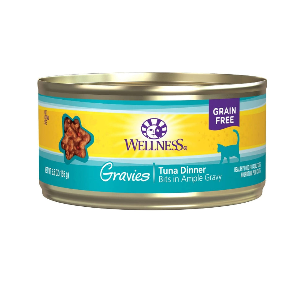 Wellness Cat Complete Health Gravies Tuna Dinner 5.5 oz. 12 ct