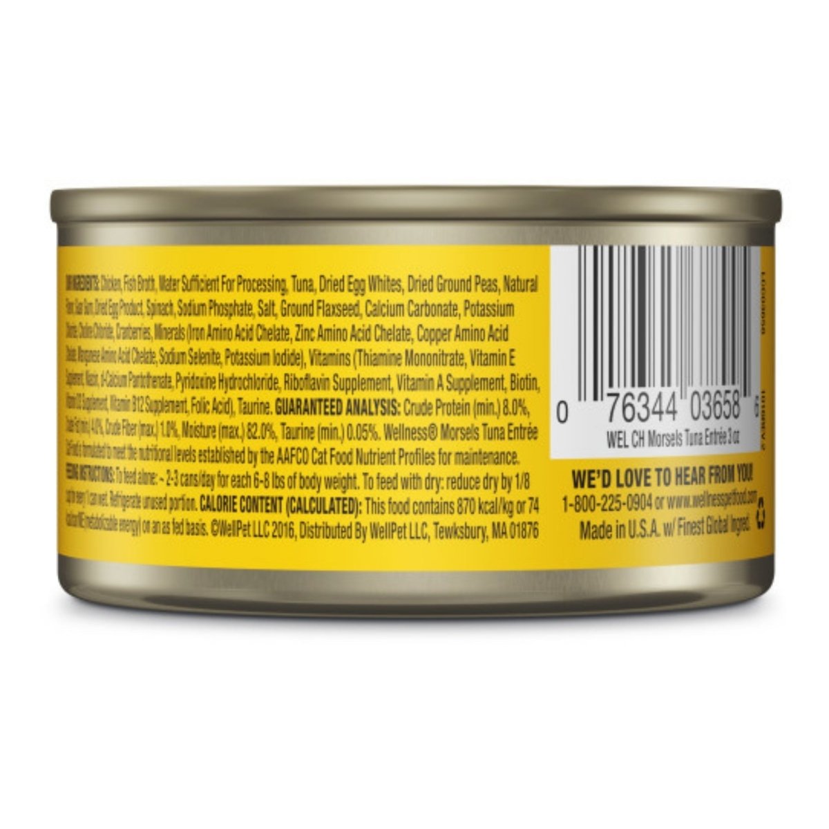 Wellness Cat Complete Health Morsel Tuna Entrée 3oz. (Case of 24) - Pets Perfect
