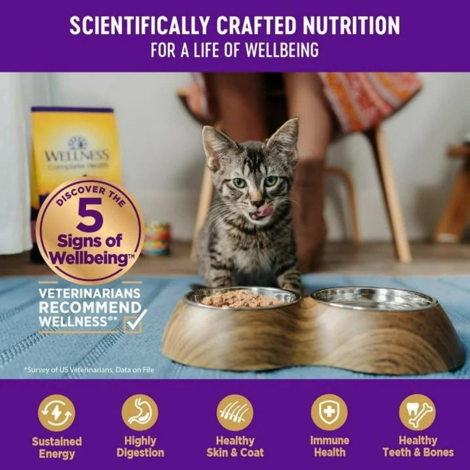 Wellness Complete Health Minced Tuna Dinner Wet Cat Food, 3 oz, 24 ct, view 3