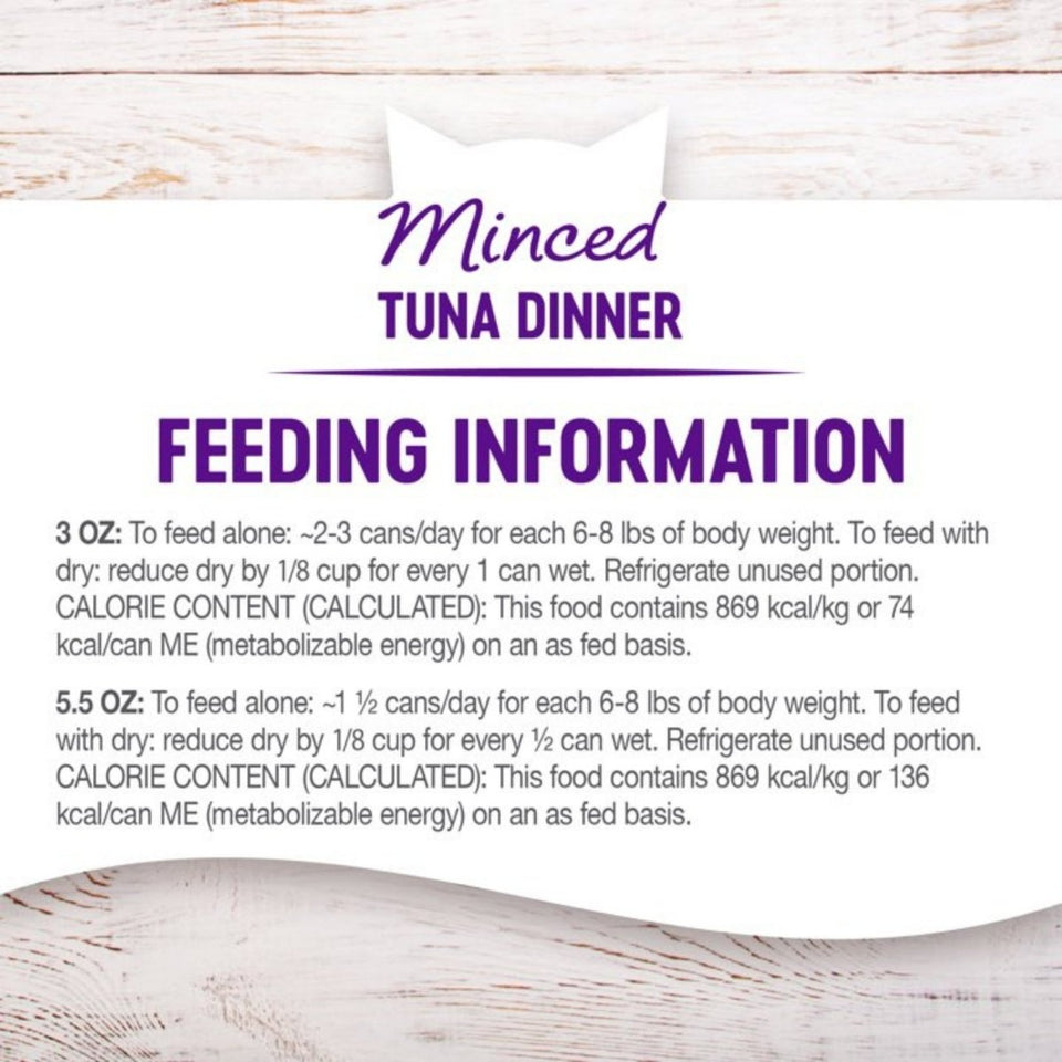 Wellness Complete Health Minced Tuna Dinner Wet Cat Food, 3 oz, 24 ct, view 2
