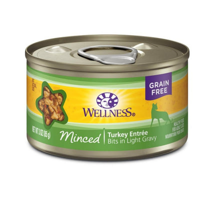 Wellness Cat Complete Health Minced Turkey Entrée 3oz. (Case of 24) - Pets Perfect