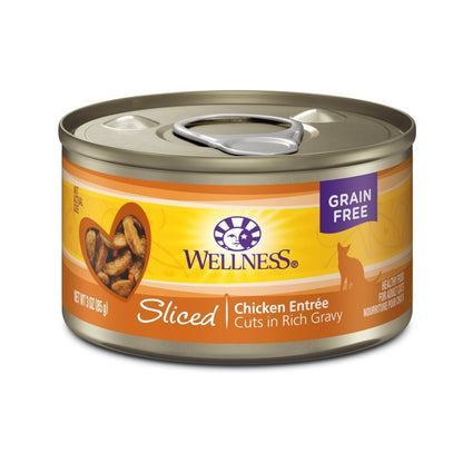 Wellness Cat Complete Health Sliced Chicken Entrée 3oz. (Case of 24) - Pets Perfect