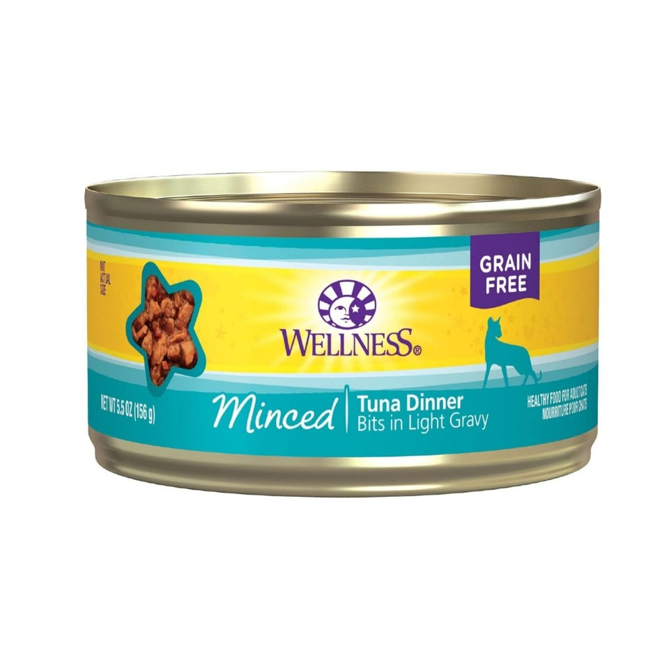 Wellness Complete Health Minced Tuna Dinner Wet Cat Food, 5.5 oz