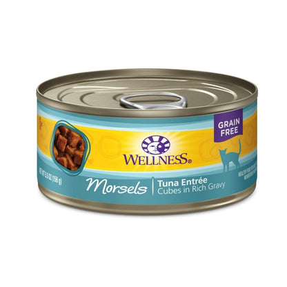 Wellness Cat Complete Health Morsel Tuna Entrée 5.5oz. (Case of 24) - Pets Perfect