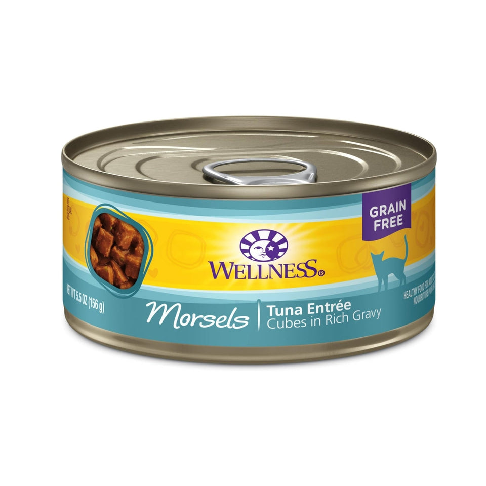 Wellness Cat Complete Health Morsel Tuna Entrée 5.5 oz. 24 ct