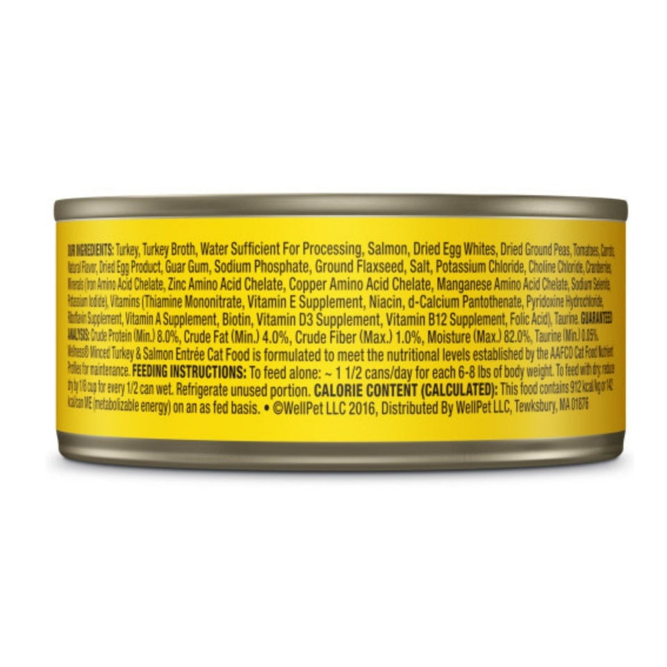 Wellness Complete Health Sliced Turkey & Salmon Entree Wet Cat Food, view 2