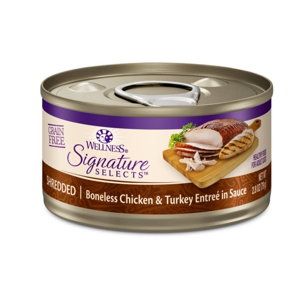 Wellness Cat Core Signature Select Shredded Chicken Turkey Entrée 2.8oz. (Case of 12) - Pets Perfect