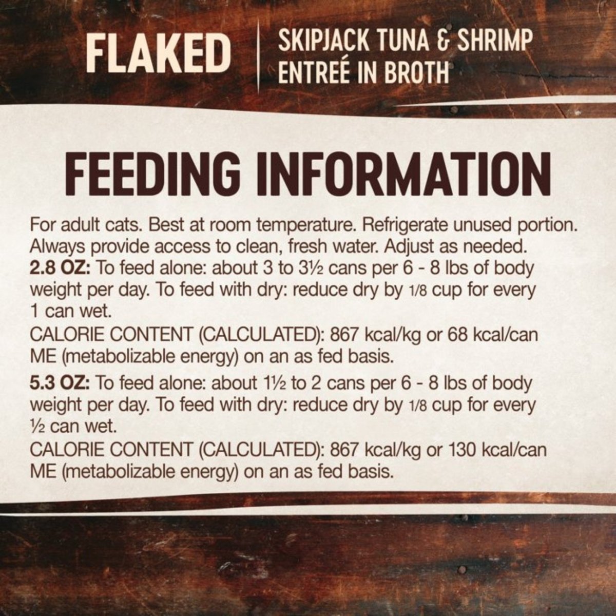 Wellness Cat Core Signature Select Flaked Skipjack Tuna Shrimp Entrée 2.8oz. (Case of 12) - Pets Perfect