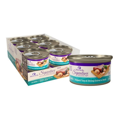 Wellness Cat Core Signature Select Flaked Skipjack Tuna Shrimp Entrée 2.8oz. (Case of 12) - Pets Perfect