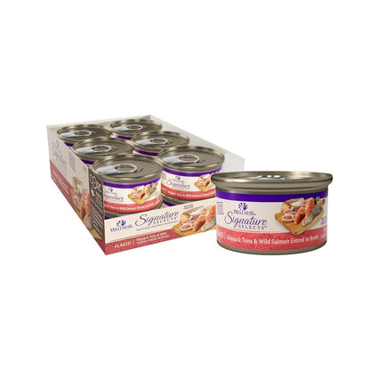 Wellness Cat Core Signature Select Flaked Skipjack Tuna Salmon Entrée 5.3oz. (Case of 12) - Pets Perfect