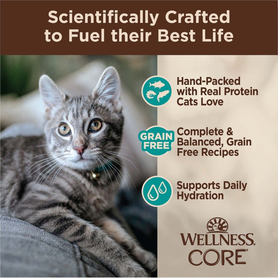 Wellness CORE Signature Selects Cat Seafood Variety, 5.3 oz, 12 ct, view 4