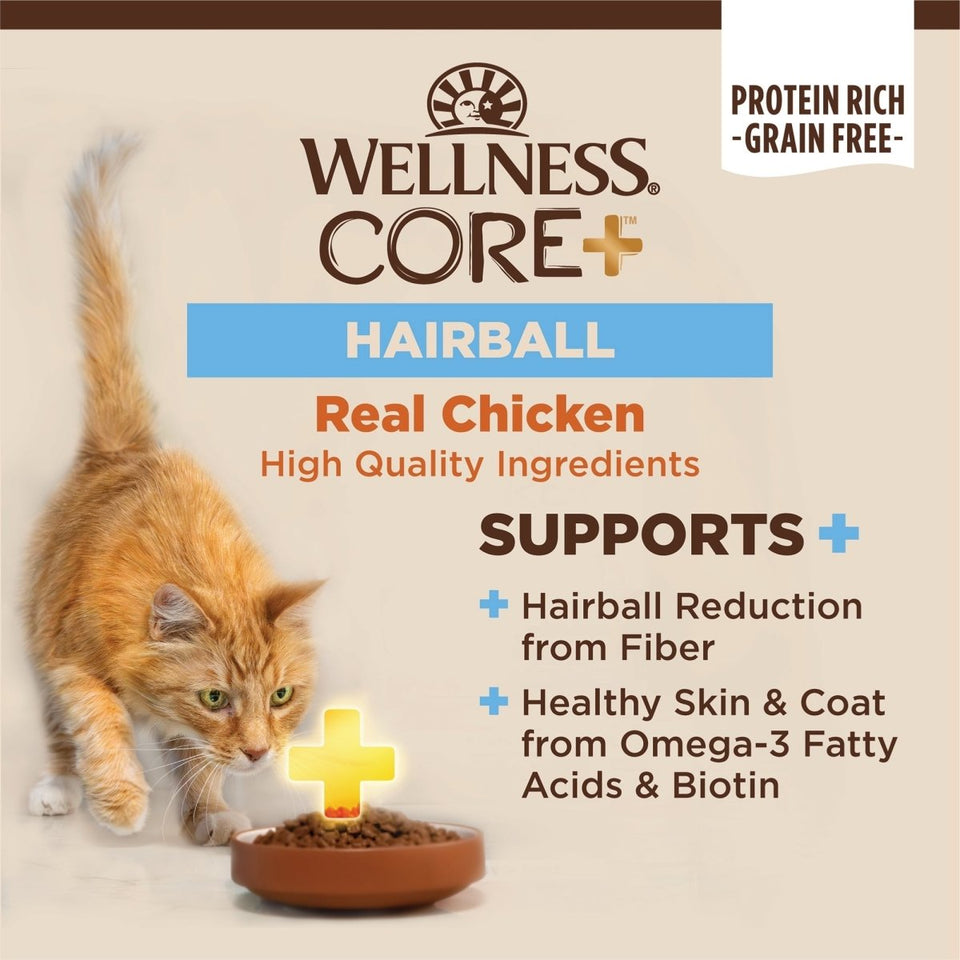 Wellness CORE Chicken, Turkey & Chicken Liver Pate Wet Cat Food, 3 oz, view 4