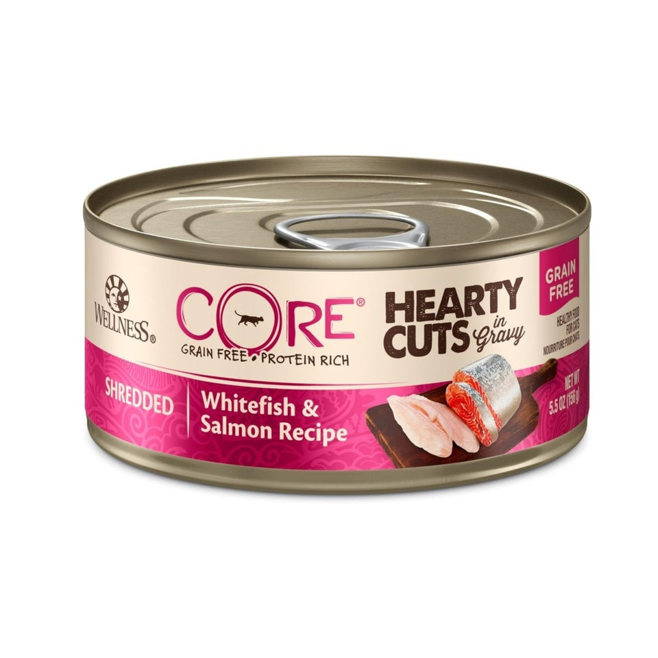 Wellness CORE Hearty Cuts GF Wet Cat Food, 5.5 oz, 24 ct