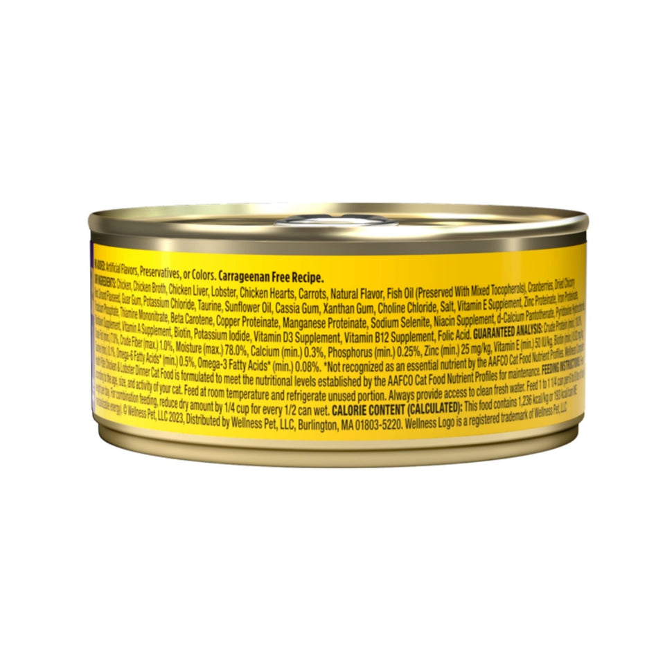 Wellness Cat Complete Health GF Chicken Lobster Pate, 5.5 oz 24 ct, view 2
