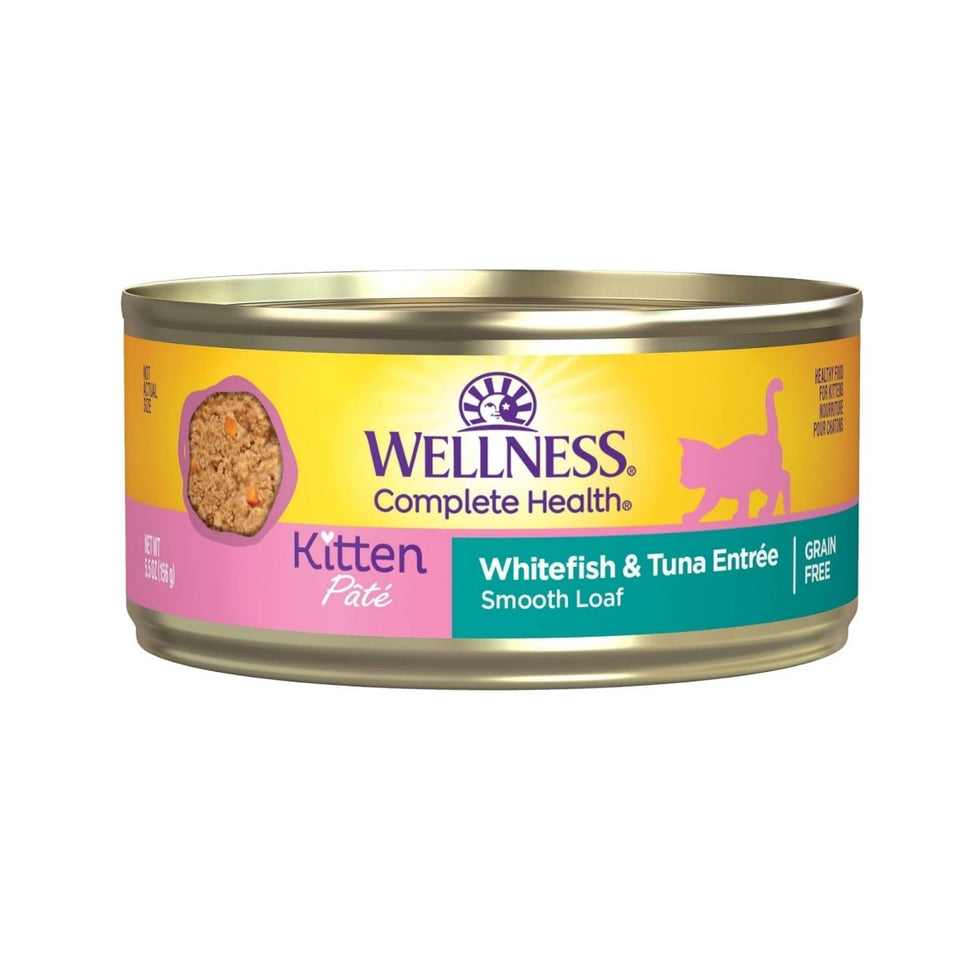 Wellness Complete Health Kitten Whitefish & Tuna Pate Wet Cat Food