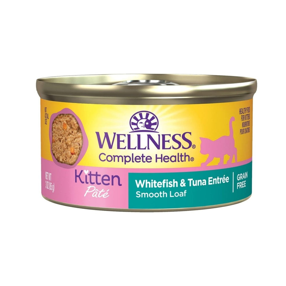 Wellness Complete Health Kitten Whitefish & Tuna Pate Wet Cat Food