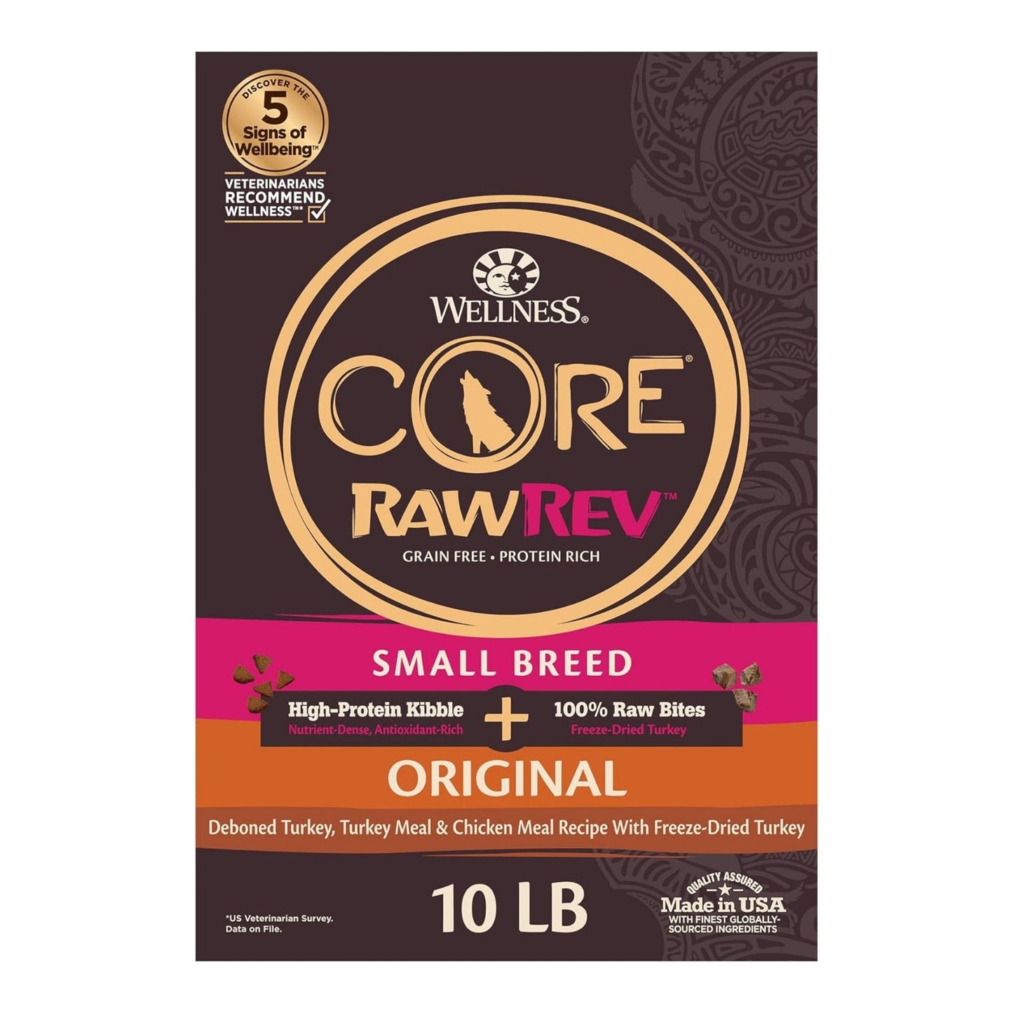 Wellness Dog Core Rawrev Small Breed 10 lb Turkey Chicken Meal