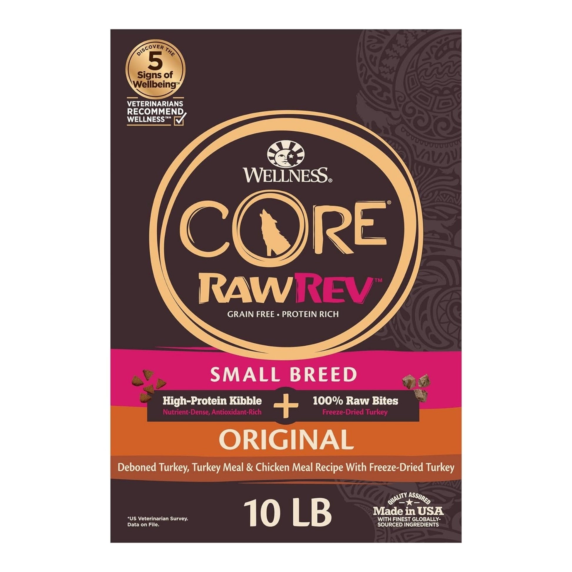 Wellness Dog Core Rawrev Small Breed 10 lb Turkey Chicken Meal