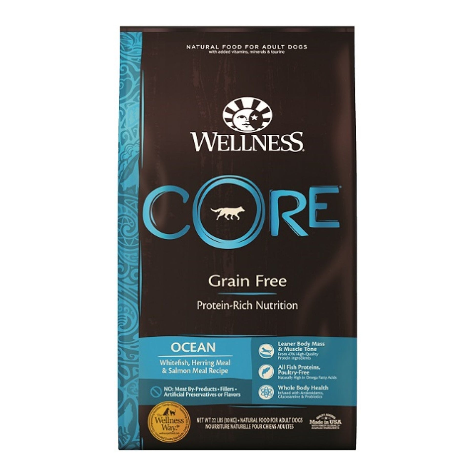 Wellness Dog Core Ocean Recipe 22 lb Grain-Free