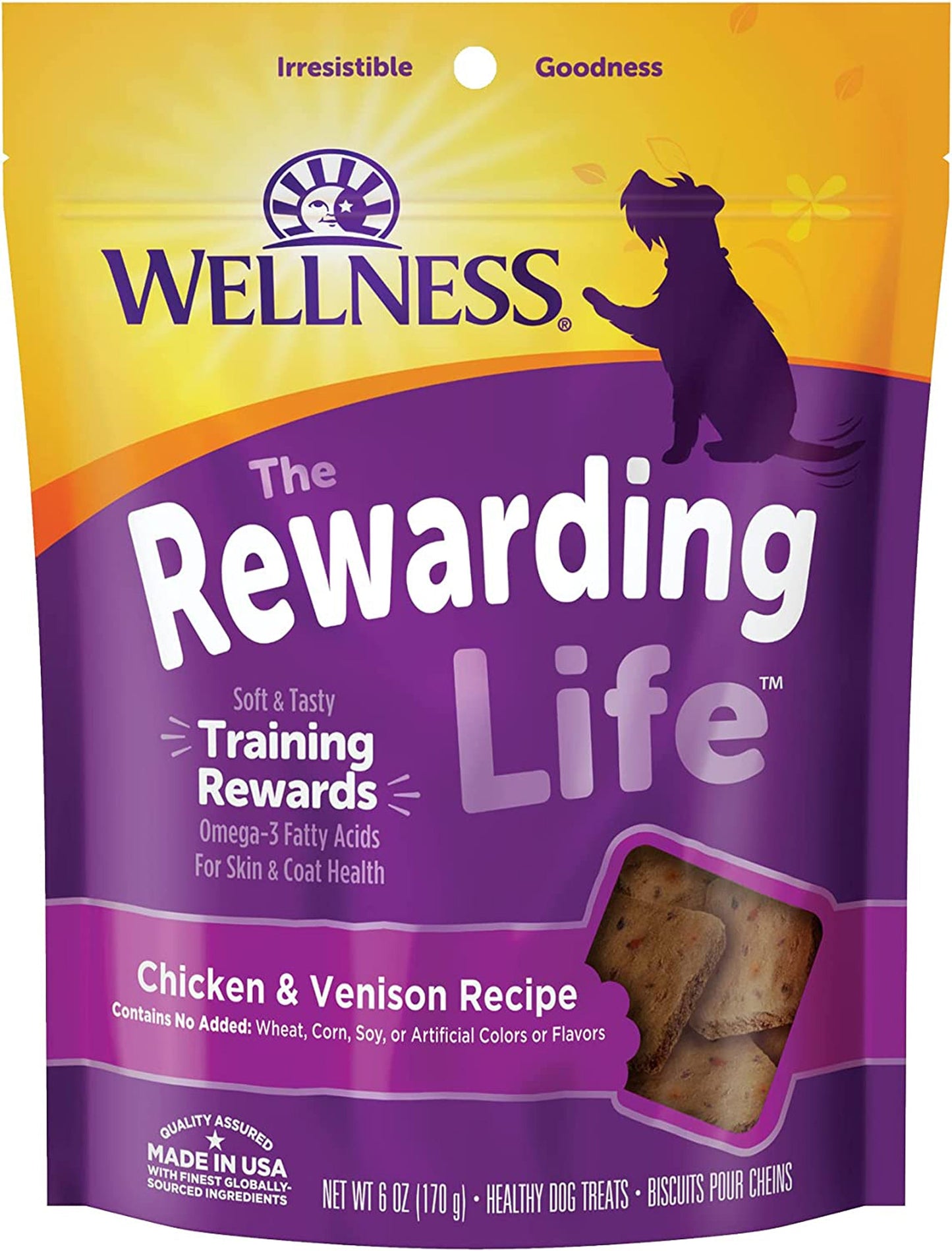 Wellness Rewarding Life Dog, 6 oz Chicken Venison Soft