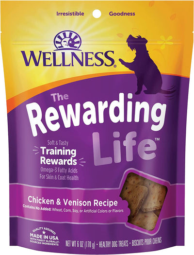 Wellness Rewarding Life Dog, 6 oz Chicken Venison Soft