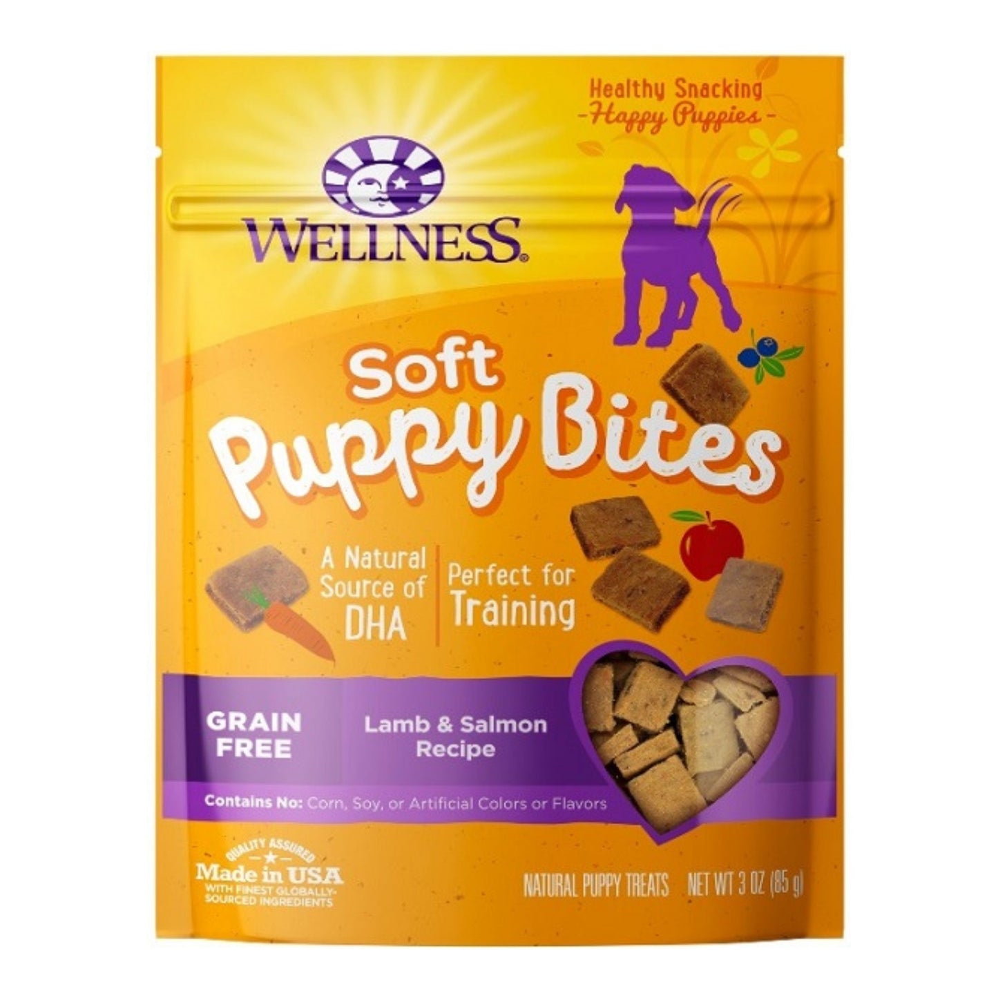 Wellness Puppy Bites Lamb Salmon, 3 oz