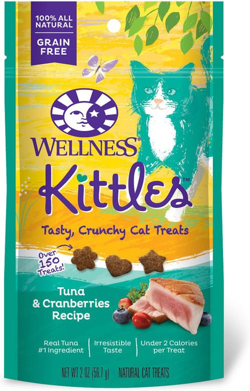 Wellness Kittles Tuna Cranberry 2oz Crunchy Cat Snack - Pets Perfect