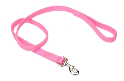 Coastal DoublePly Nylon Dog Leash Pink Bright, 1 in x 4 ft