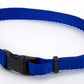 Coastal Adjustable Nylon Dog Collar with Plastic Buckle Blue, 1ea/3/8 In X 812 in - Pets Perfect