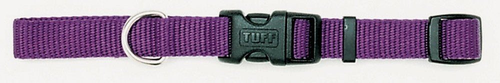 Coastal Adjustable Nylon Dog Collar with Plastic Buckle Purple, 1ea/3/8 In X 812 in - Pets Perfect